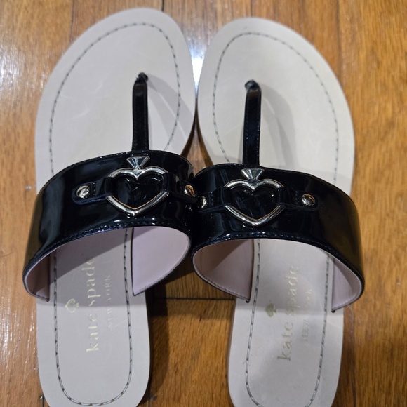 Kate Spade Black Sandals - NEW - Size 6 - Picture 2 of 7